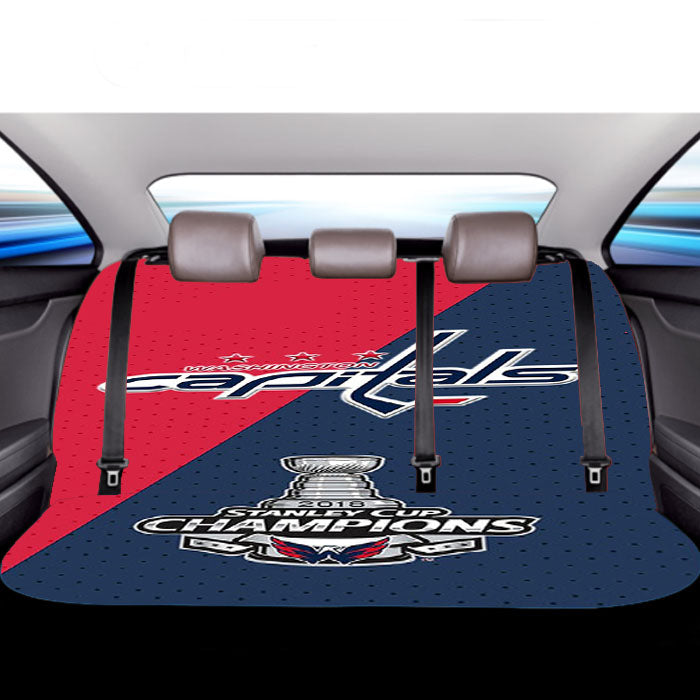 Washington Capitals Stanley Cup Car Back Rear Seat Covers