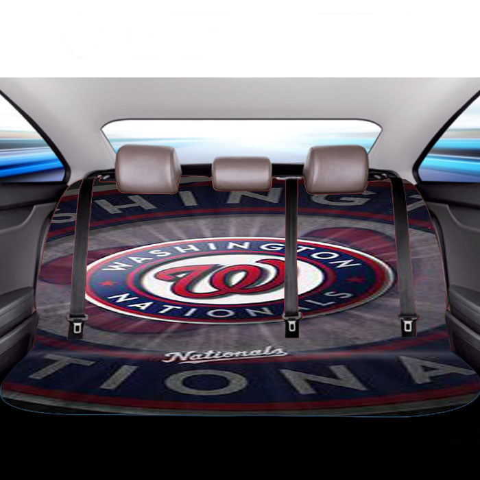 Washington Nationals Baseball Car Back Rear Seat Covers