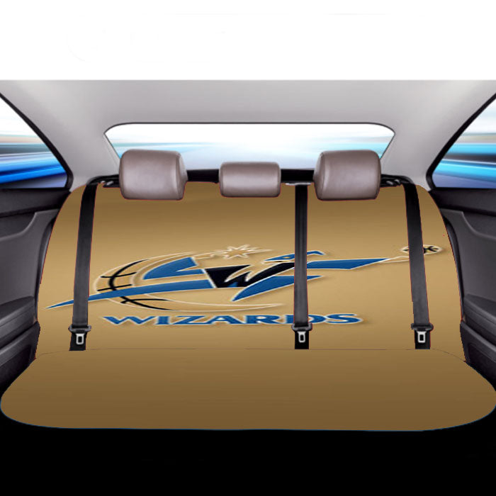 Washington Wizards Brown Car Back Rear Seat Covers