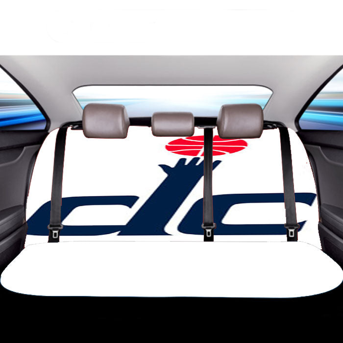 Washington Wizards Dc White Car Back Rear Seat Covers