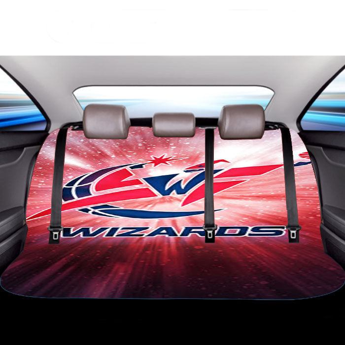 Washington Wizards Logo Car Back Rear Seat Covers