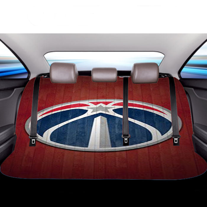 Washington Wizards Red Emblem Car Back Rear Seat Covers