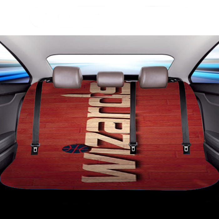Washington Wizards Text Car Back Rear Seat Covers