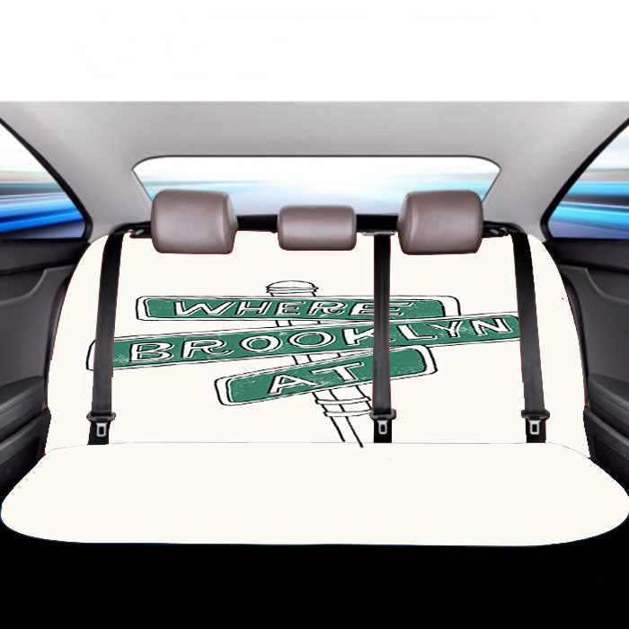 Where Brooklyn At Car Back Rear Seat Covers