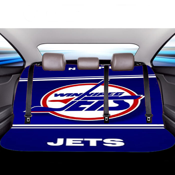 Winnipeg Jets Car Back Rear Seat Covers
