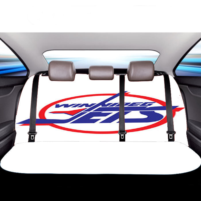 Winnipeg Jets Art Car Back Rear Seat Covers