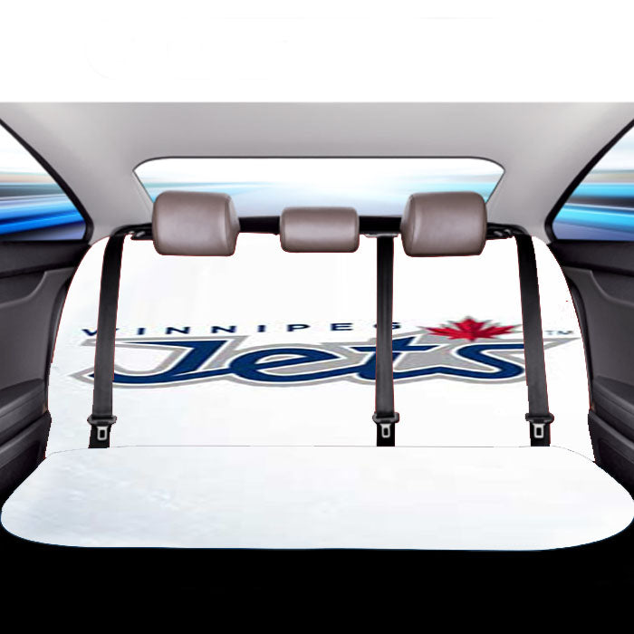 Winnipeg Jets Hockey Car Back Rear Seat Covers