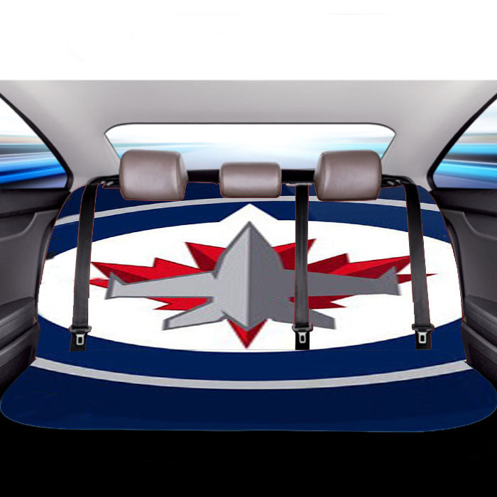 Winnipeg Jets Nhl Sport Car Back Rear Seat Covers