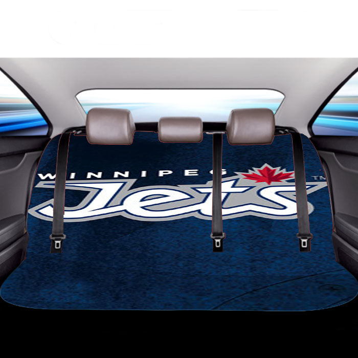 Winnipeg Jets Symbol Car Back Rear Seat Covers