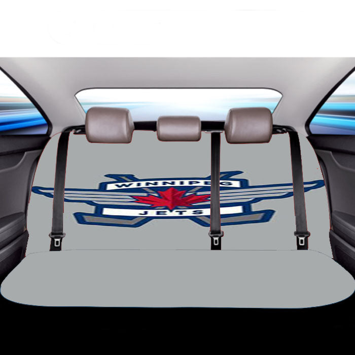 Winnipeg Jets Wings Car Back Rear Seat Covers