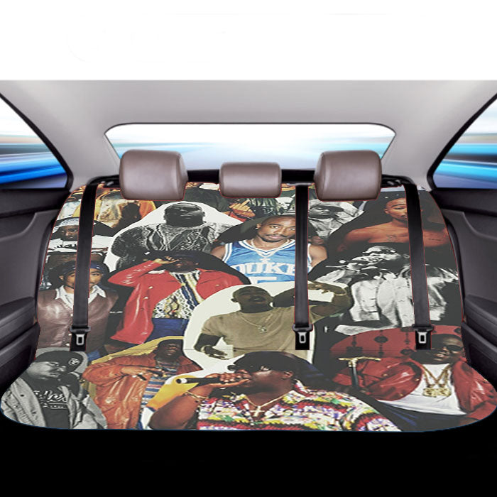 Wu Tang Clan Rap Hip Hop Music Collages Car Back Rear Seat Covers