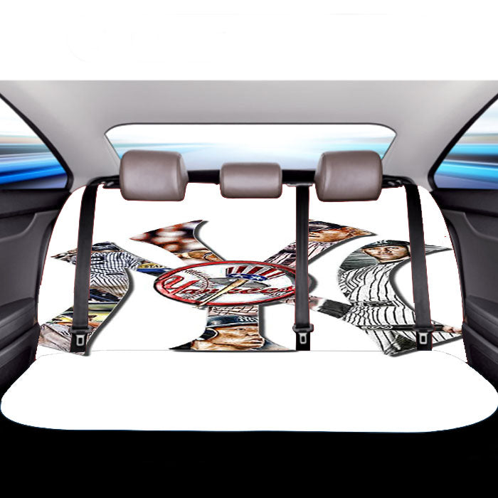 Yankees Newyork Baseball Car Back Rear Seat Covers
