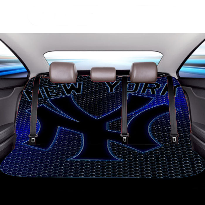 Yankees Newyork Glowing Car Back Rear Seat Covers
