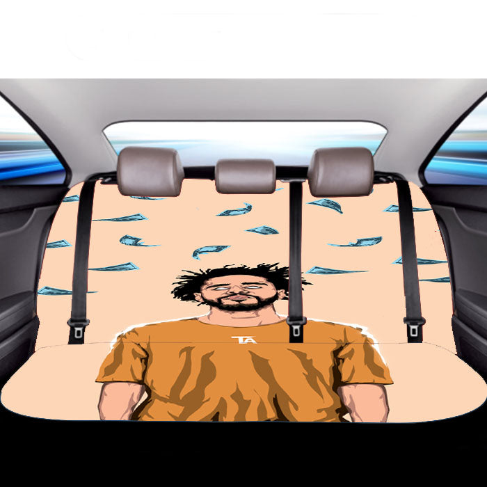 Yeezy Dollar Car Back Rear Seat Covers