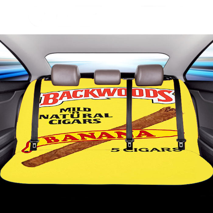 Yellow Backwoods Honey Berry Tobbaco Banana Car Back Rear Seat Covers