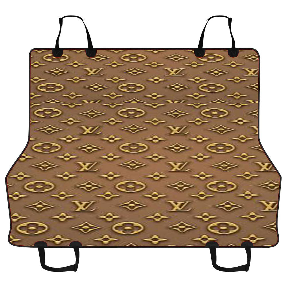 Emboss Louis Vuitton Car Pet Seat Cover