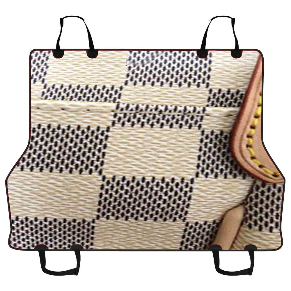 Louis Vuitton Checkered Car Pet Seat Cover