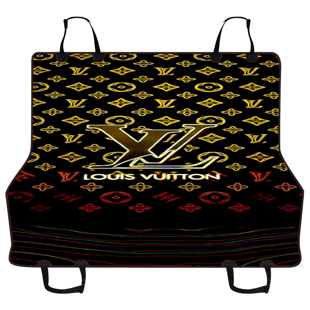Louis Vuitton Design Car Pet Seat Cover