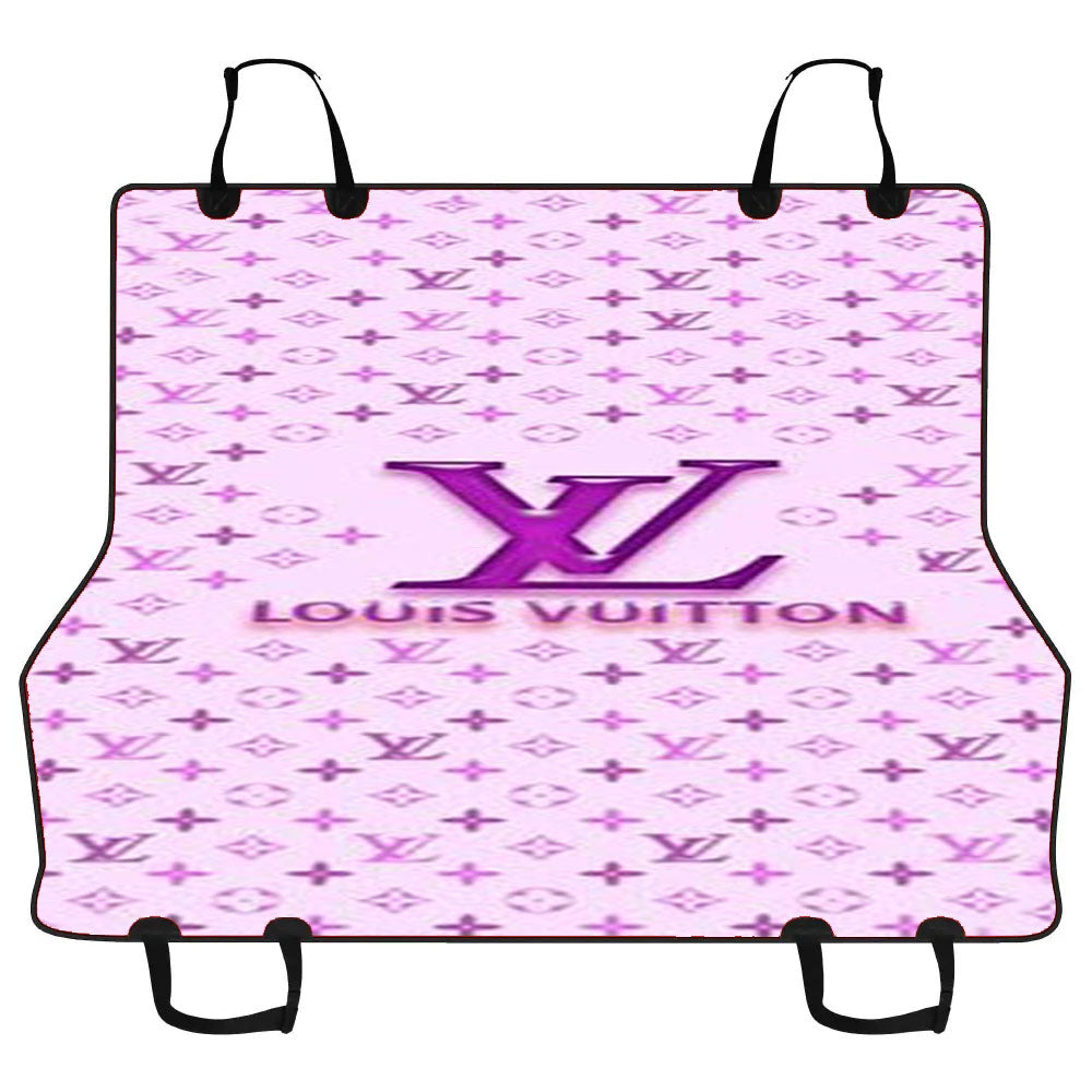Louis Vuitton Logo Purple Car Pet Seat Cover