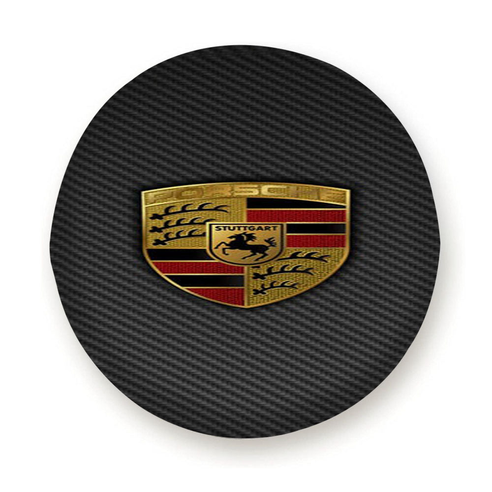 Porsche Badge Logo Tire Cover
