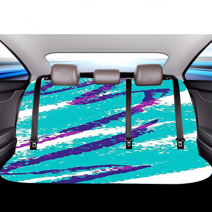 90'S Cup Jazz Pattern  Car Back Rear Seat Covers