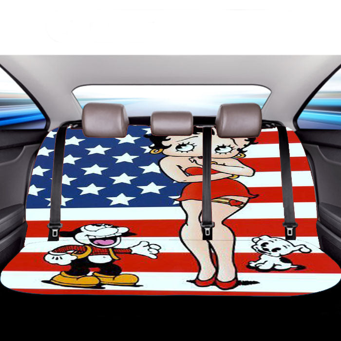 Betty Boop 2  Car Back Rear Seat Covers