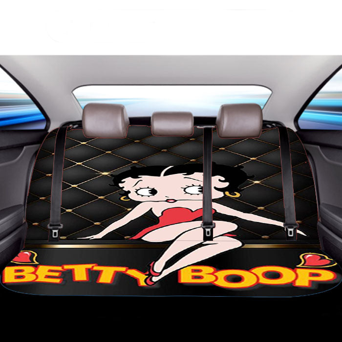 Betty Boop Bag Elegant  Car Back Rear Seat Covers