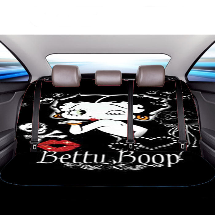 Betty Boop Lov Kiss  Car Back Rear Seat Covers