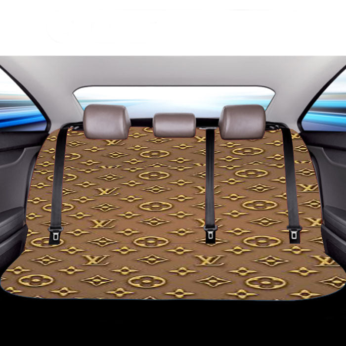 Emboss Louis Vuitton  Car Back Rear Seat Covers