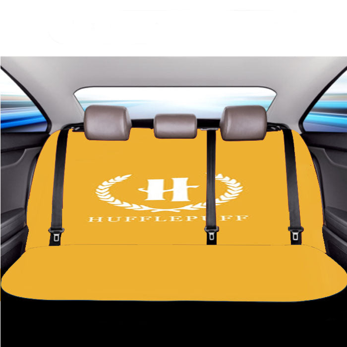 Hufflepuff  Car Back Rear Seat Covers