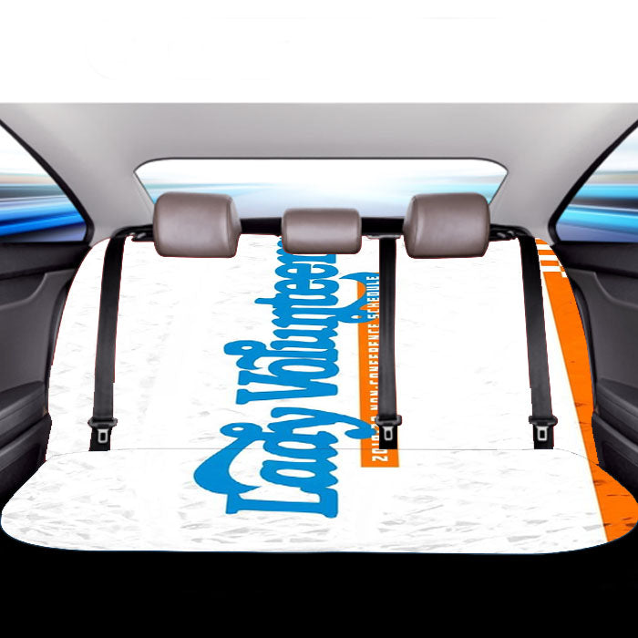 Lady Volunteers University Of Tennessee Art  Car Back Rear Seat Covers
