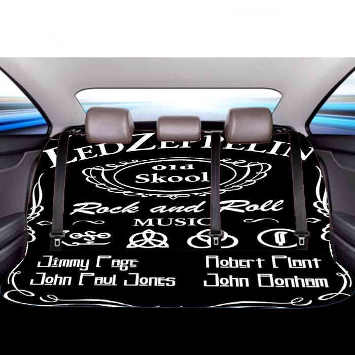 Led Zeppelin Old Skool  Car Back Rear Seat Covers