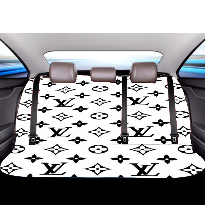 Louis Vuitton Pattern Creative  Car Back Rear Seat Covers