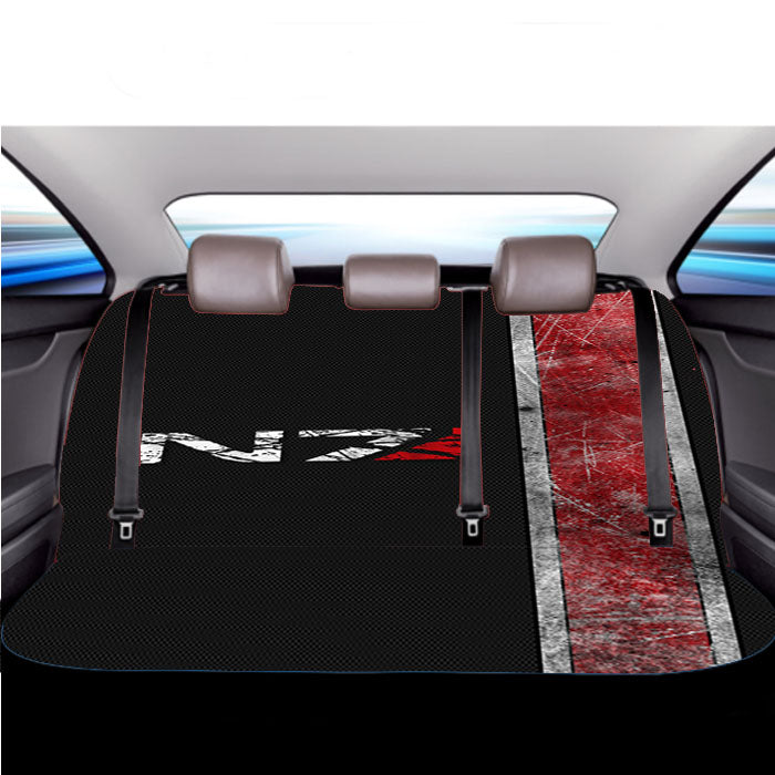Mass Effect N7  Car Back Rear Seat Covers