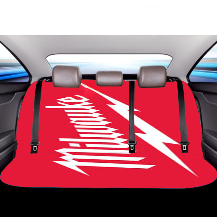 Milwaukee Logo  Car Back Rear Seat Covers