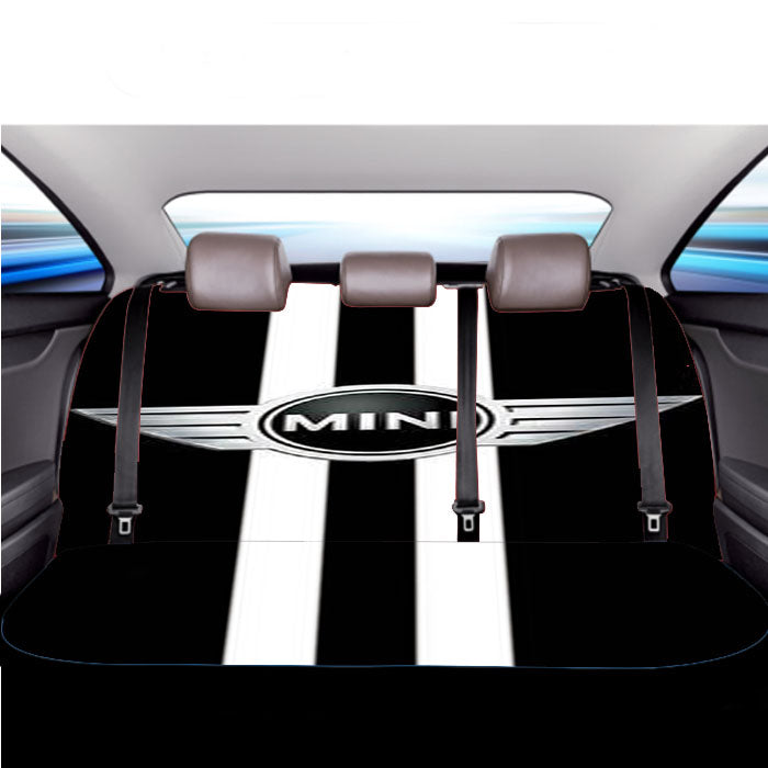 Mini Cooper Car Logo  Car Back Rear Seat Covers