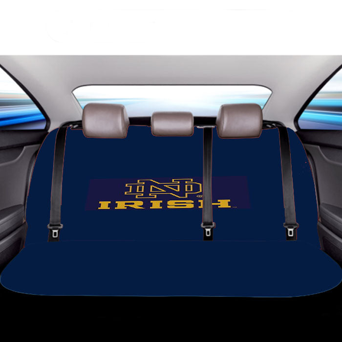 Notre Dame Fighting Irish Minimalist  Car Back Rear Seat Covers