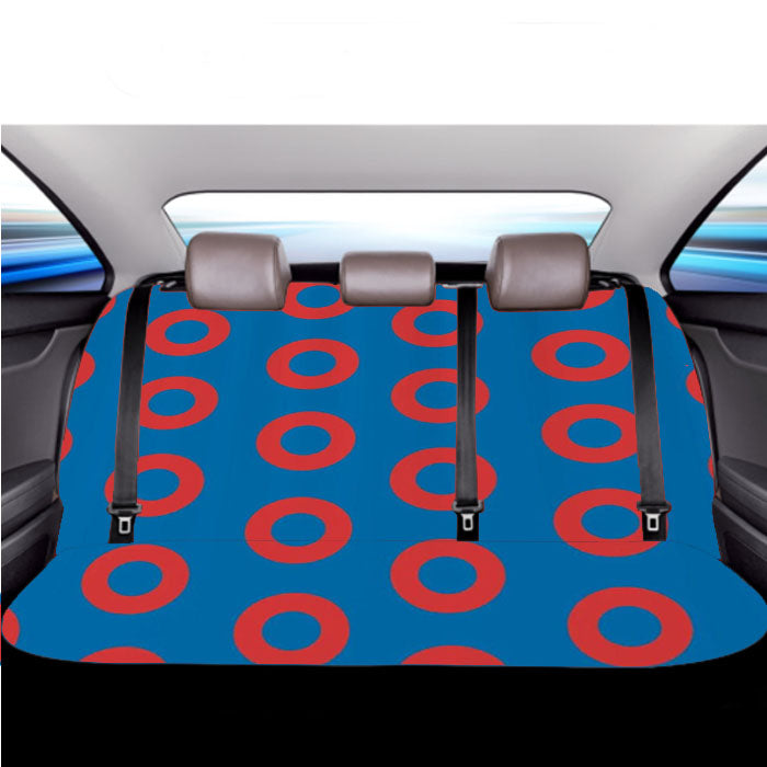 Phish Fishman Donut  Car Back Rear Seat Covers