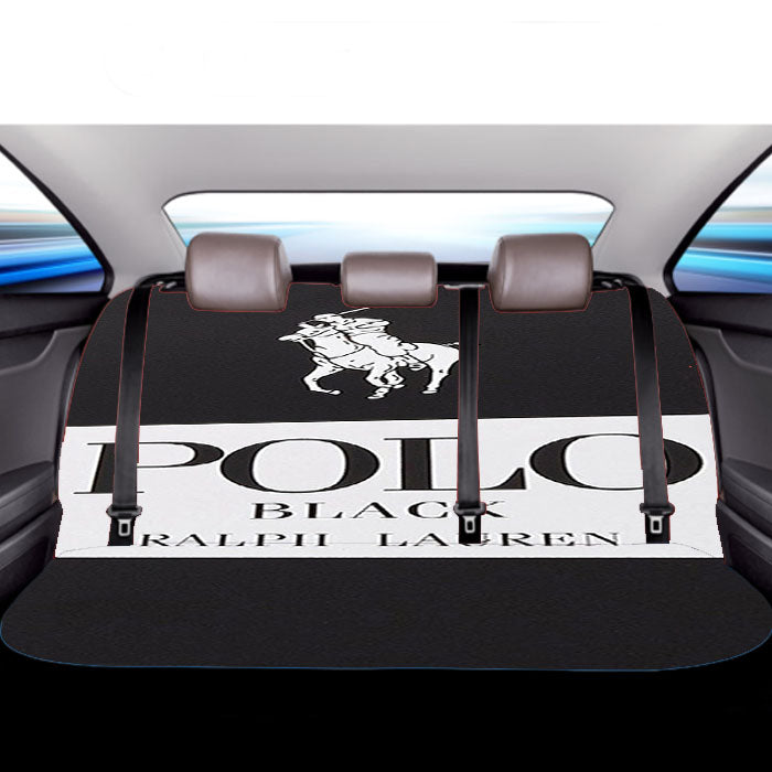 Polo Ralph Lauren Black  Car Back Rear Seat Covers