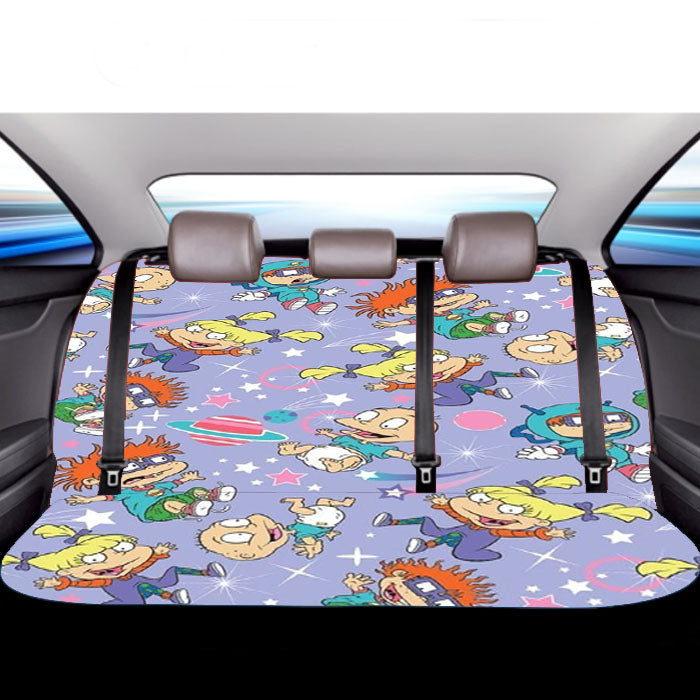 Rugrats Pattern Plannet Wallpaper  Car Back Rear Seat Covers