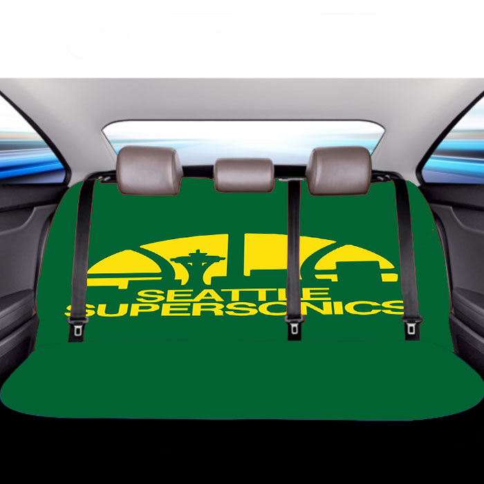 Seattle Supersonics Logo  Car Back Rear Seat Covers