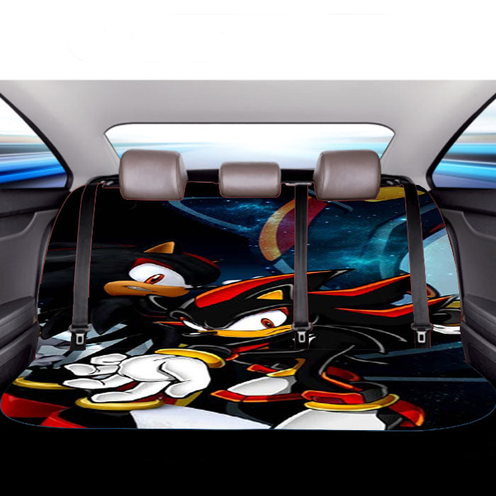 Shadow The Hedgehog  Car Back Rear Seat Covers