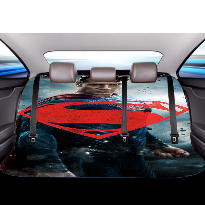 Superman Poster  Car Back Rear Seat Covers