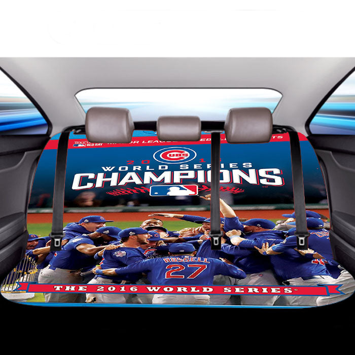 The Chicago Cubs Champions 2  Car Back Rear Seat Covers