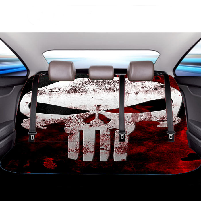 The Punisher Grunge  Car Back Rear Seat Covers