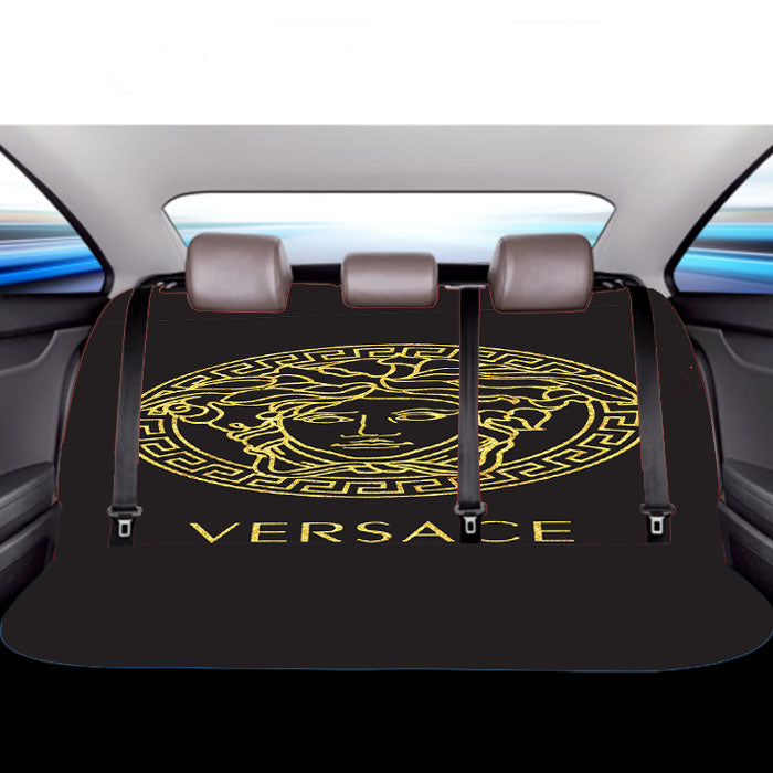 Versace Black Gold  Car Back Rear Seat Covers