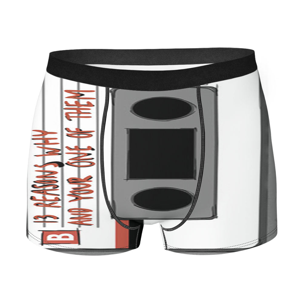 13 Reasons Why Casette Men'S Boxer Briefs