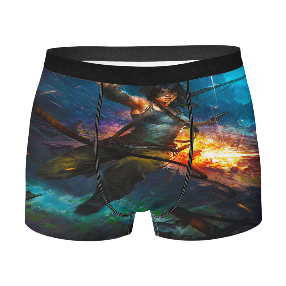 Lara Croft Tomb Raider Explode Men'S Boxer Briefs