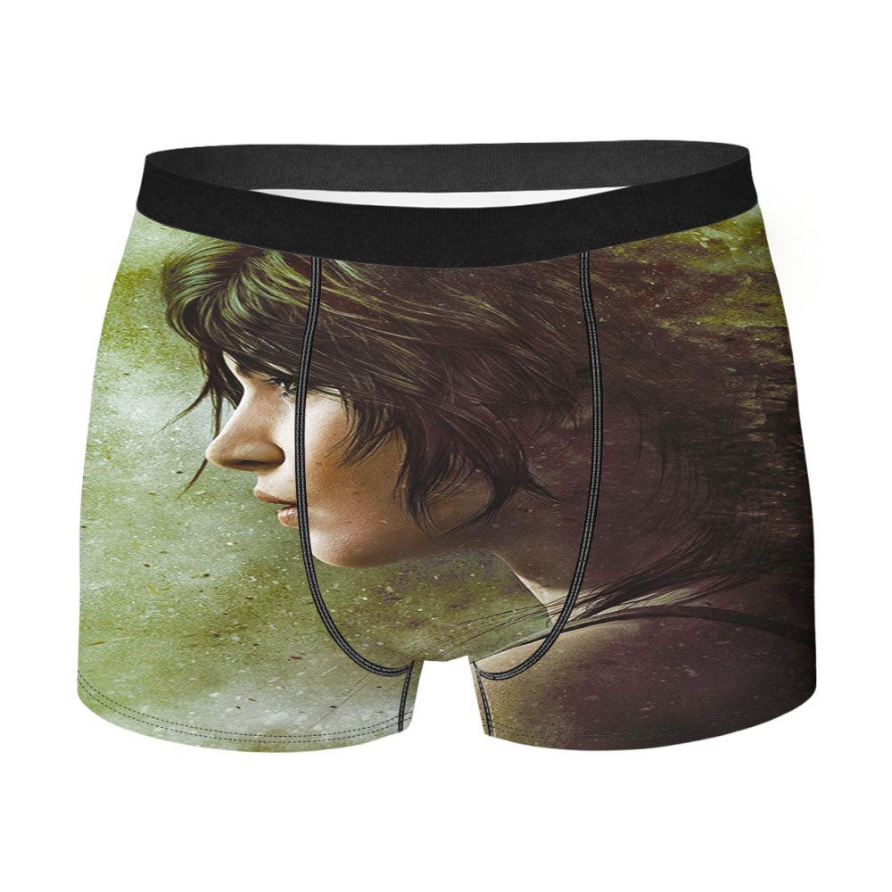 Lara Croft Tomb Raider Face Men'S Boxer Briefs