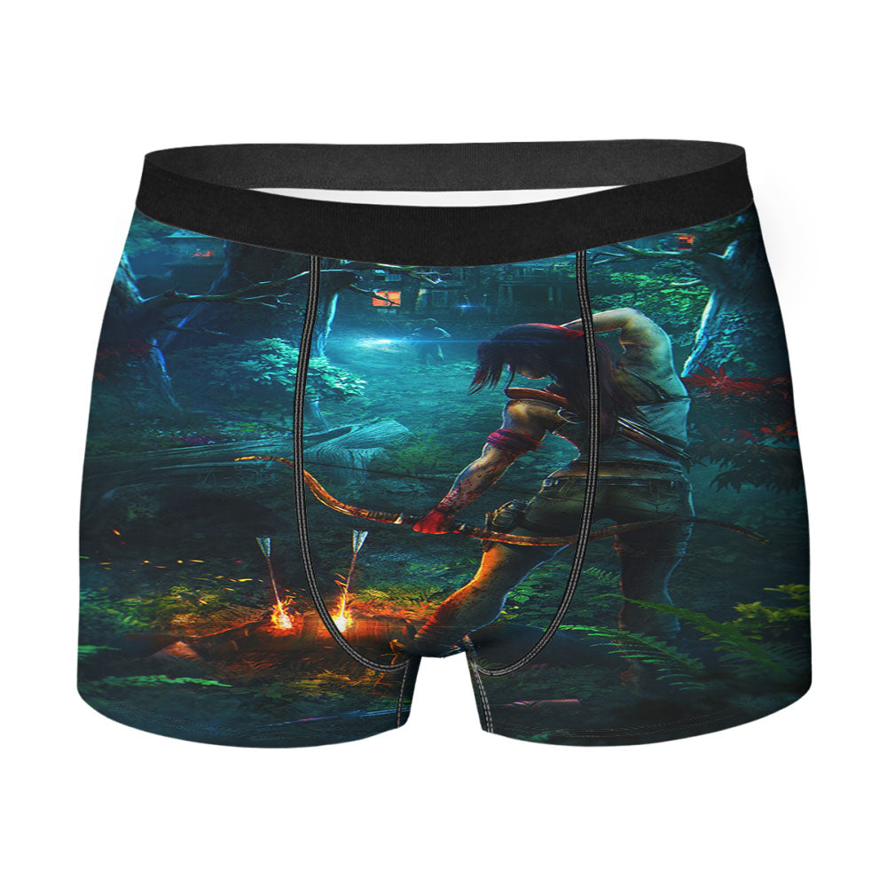Lara Croft Tomb Raider Jungle Men'S Boxer Briefs